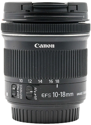 Объектив комиссионный Canon EF-S 10-18mm f/4.5-5.6 IS STM (б/у, гарантия 14 дней, S/N 2859001944)