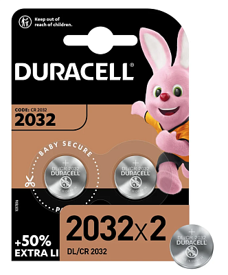 Батарея Duracell CR 2032 (2шт)