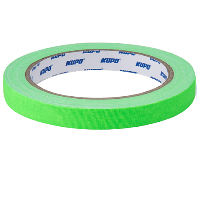 Скотч-тейп Kupo CS-1215GN Cloth Spike Tape, 12mm*13,72m, зеленый