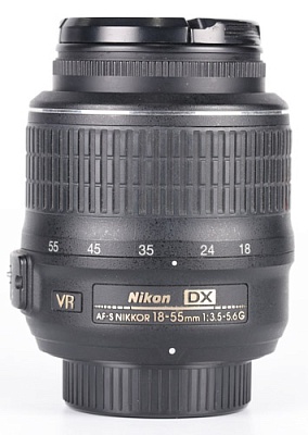 Объектив комиссионный Nikon 18-55mm f/3.5-5.6G VR (б/у, гарантия 14 дней, S/N 51490310)
