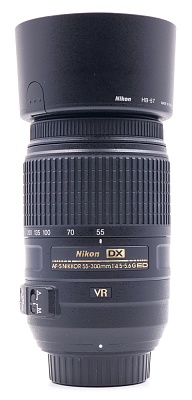 Объектив комиссионный Nikon 55-300mm f/4.5-5.6G ED DX VR (б/у, гарантия 14 дней, S/N 2994339)