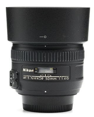 Объектив комиссионный Nikon 50mm f/1.4G AF-S (б/у, гарантия 14 дней, S/N 517901)