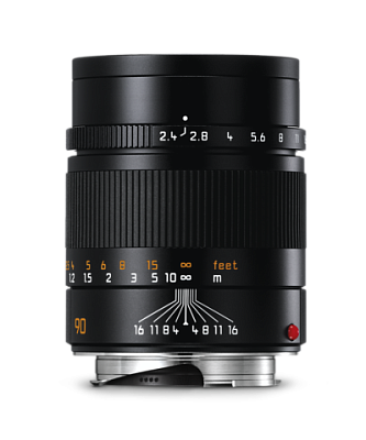 Объектив Leica Summarit-M 90mm f/2.4, черный, анодированный