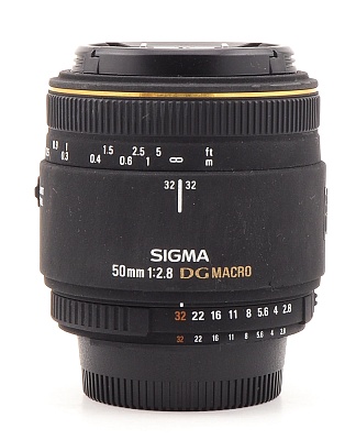 Объектив комиссионный Sigma AF 50mm f/2.8 EX DG Macro для Nikon (б/у, гарантия 14 дней, S/N11439178)