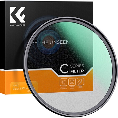 Светофильтр K&F Concept Black Mist 1/4 55mm смягчающий