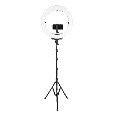 Осветитель кольцевой комиссионный Falcon Eyes BeautyLight 480LS LED со стойкой (б/у, гр-я. 14дн.)