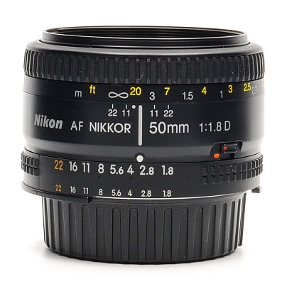 Объектив комиссионный Nikon 50mm F/1.8D AF Nikkor (б/у, гарантия 14 дней S/N 3024572)