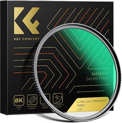 Светофильтр K&F Concept Nano-X MRC UV Ultra-low Reflection 67mm ультрафиолетовый