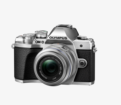 Фотоаппарат беззеркальный Olympus OM-D E-M10 Mark III Double Kit EZ-M1442 IIR/EZ-M4015 R Silver