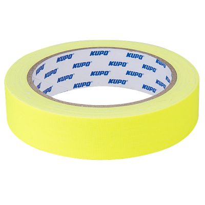 Скотч-тейп Kupo CS-24125Y Cloth Spike Tape, 24mm*11,43m, желтый