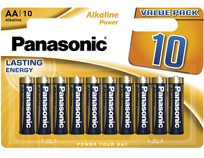 Батарейка Panasonic Alkaline Power LR6REB/10BW AA (цена за блистер из 10шт)