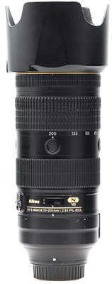 Объектив комиссионный Nikon 70-200mm f/2.8 E FL ED VR (б/у, гарантия 14 дней, S/N 299320)