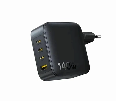 Сетевое зарядное устройство Baseus EnerFill FH11 USB-A 3xUSB-C 140W 5A черный
