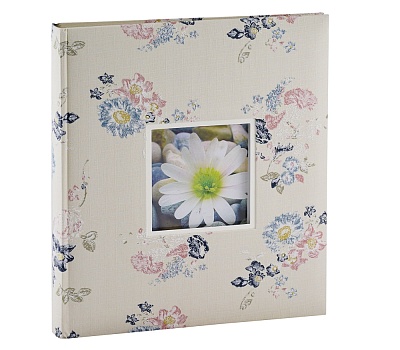 Фотоальбом Fotografia 29x32см 30 листов, традиционный, «Цветы», белый (FA-EBB30-819)