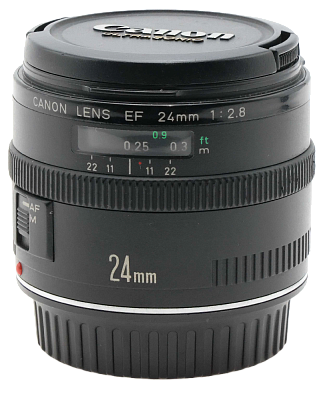 Объектив комиссионный Canon EF 24mm f/2.8 (б/у гарантия 14 дней S/N 45936)