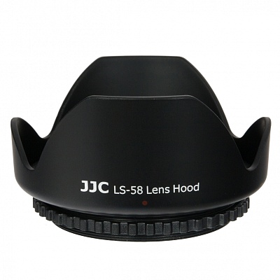 Бленда JJC LS-58, пластиковая для объектива 58mm