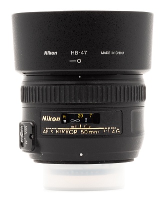 Объектив комиссионный Nikon 50mm f/1.4G AF-S (б/у, гарантия 14 дней, S/N 452289)