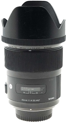 Объектив комиссионный Sigma 35mm f/1.4 DG HSM Art Nikon F (б/у, гарантия 14 дней, S/N 50108607)