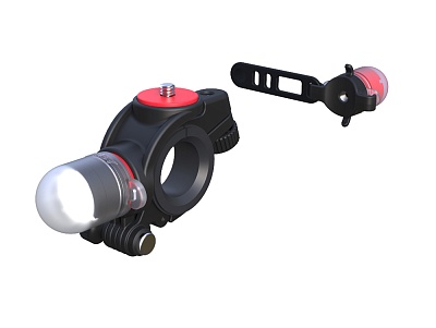 Держатель велосипедный с фонарями Joby Action Bike Mount & Light Pack JB01388, для камер GoPro