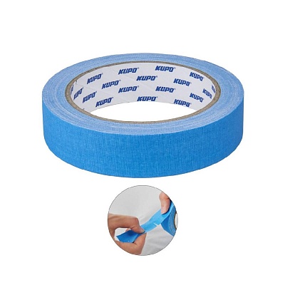 Скотч-тейп Kupo CS24125BU Cloth Spike Tape, 24mm*11,43m, голубой