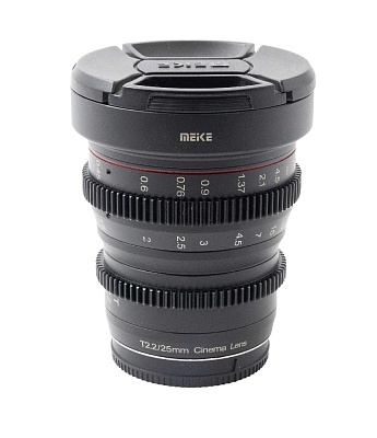 Объектив комиссионный Meike 25mm T2.2 Micro 4/3 (б/у, гарантия 14 дней, S/N BMD1368)