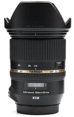 Объектив комиссионный Tamron SP 24-70mm f/2.8 Di VC USD Canon EF (б/у, гарантия 14 дней, S/N 082828)