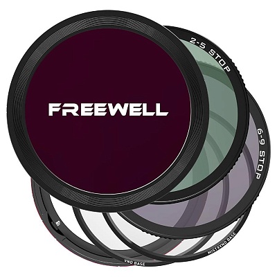 Комплект светофильтров Freewell Versatile Magnetic VND 62mm (ND 2-5;6-9 / CPL / MIST)