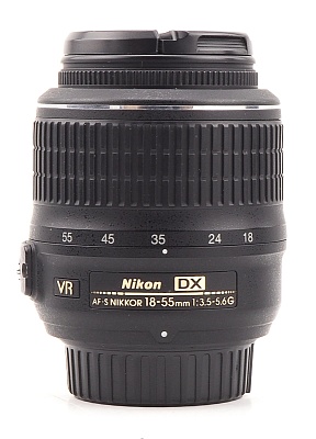 Объектив комиссионный Nikon 18-55mm f/3.5-5.6G AF-S VR DX (б/у, гарантия 14 дней, S/N51237931) 