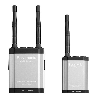 Микрофон Saramonic Vlink2 Kit1 (RX+TX) беспроводной всенаправленный 3.5mm