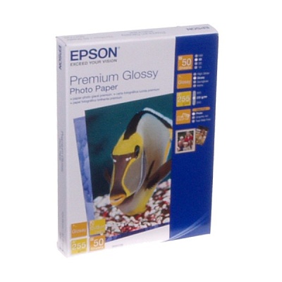 Фотобумага EPSON 10x15 (C13S041729), глянцевая  255 г/м2, 50 листов