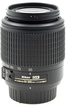 Объектив комиссионный Nikon 55-200mm f/4-5.6G AF-S DX ED (б/у, гарантия 14 дней, S/N 3244697)