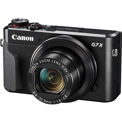 Фотоаппарат Canon PowerShot G7 X Mark II (20.1Mp/24-100mm f/1.8-2.8/FullHD/Wi-Fi)