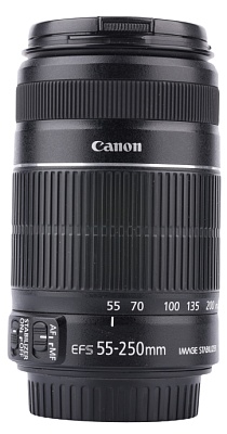 Объектив комиссионный Canon EF-S 55-250mm f/4-5.6 IS (б/у, гарантия 14 дней, S/N 8202501245)