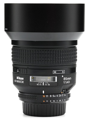 Объектив комиссионный Nikon 85mm f/1.4D AF Nikkor (б/у, гарантия 14 дней, S/N 228071)