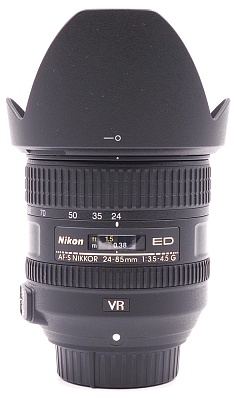 Объектив комиссионный Nikon 24-85mm f/3.5-4.5G ED VR AF-S Nikkor (б/у, гарантия 14 дней, S/N 2132409