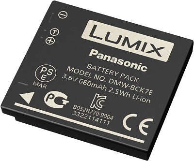 Аккумулятор Panasonic DMW-BCK7E для Lumix серий DMC-FH, DMC-FP,DMC-FX, DMC-S, DMC-SZ, DMC-TS, DMC-F