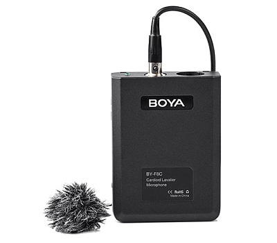 Микрофон Boya BY-F8C, петличный, всенаправленный, XLR