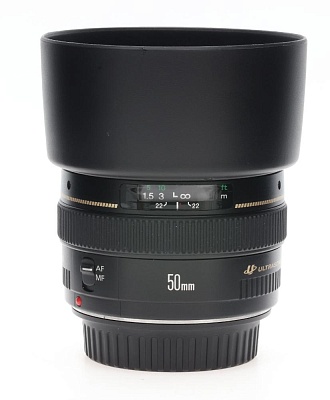 Объектив комиссионный Canon EF 50mm f/1.4 USM (б/у, гарантия 14 дней, S/N 09704555)
