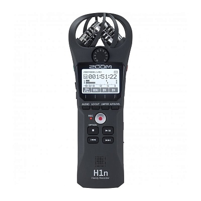 Портативный аудио рекордер Zoom H1n, черный