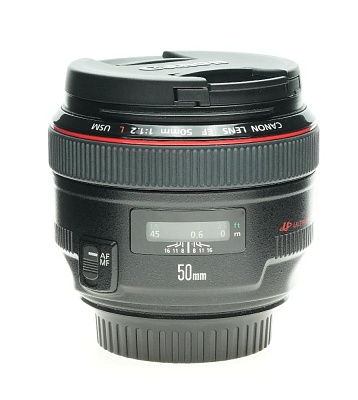 Объектив комиссионный Canon EF 50mm f/1.2L USM (б/у, гарантия 14 дней, S/N 5545372)