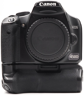 Фотоаппарат комиссионный Canon EOS 450D body + бат блок (б/у, гарантия 14 дней, s/n 1980516578) 