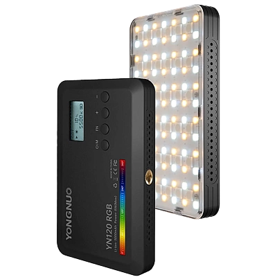 Осветитель Yongnuo YN120 RGB 2500-9900K светодиодный для видео и фотосъемки 