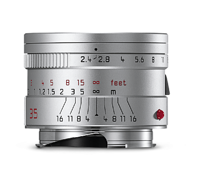 Объектив Leica Summarit-M 35mm, f/2.4, ASPH, серебристый, анодированный