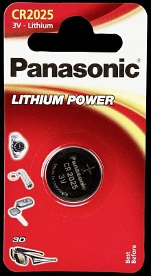 Батарейка Panasonic CR-2025EL 1BP