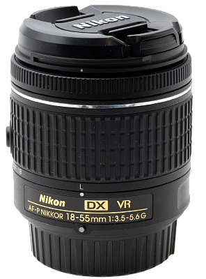 Объектив комиссионный Nikon 18-55mm f/3.5-5.6G VR AF-P (б/у, гарантия 14 дней, S/N 20933278)