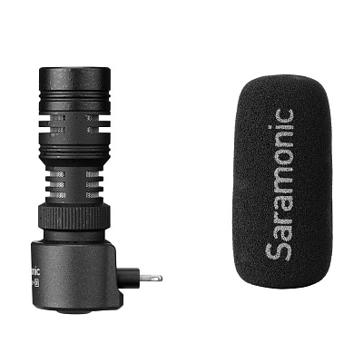 Микрофон Saramonic SmartMic+ Di, направленный, для iPhone, Lightning