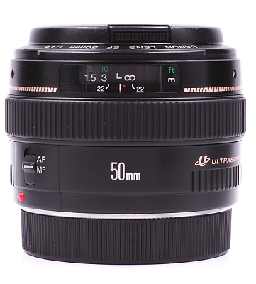 Объектив комиссионный Canon EF 50mm f/1.4 USM (б/у гарантия 14 дней, S/N 79391669)