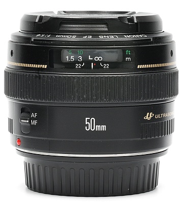 Объектив комиссионный Canon EF 50mm f/1.4 USM (б/у, гарантия 14 дней, S/N 13880918)