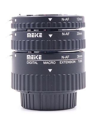 Макрокольца комиссионные Meike (Nikon F), автофокусные (б/у, гарантия 14 дней)