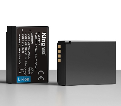 Аккумулятор Kingma LP-E10 (1020мАh) с защитным кейсом